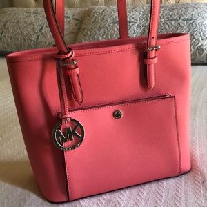 Michael Kors Watermelon tote- barely used!